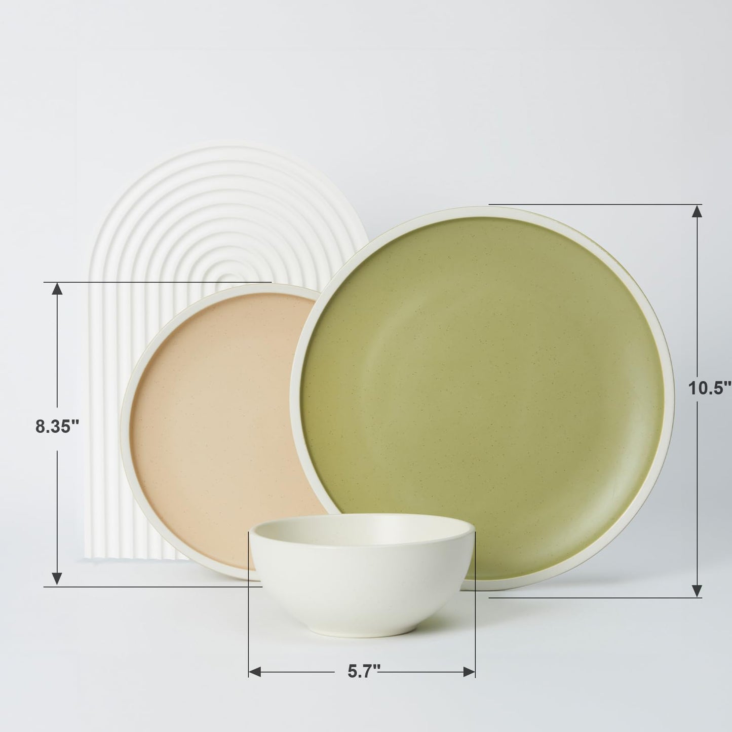 Speckled Stoneware Dinnerware Sets
