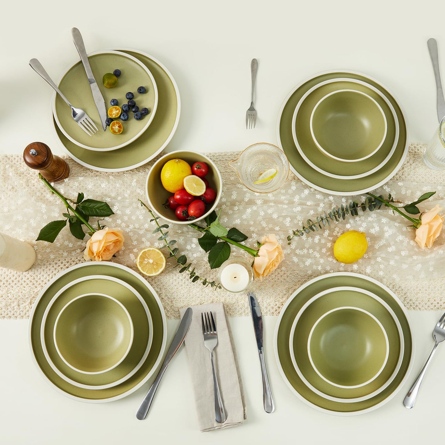 Speckled Stoneware Dinnerware Sets